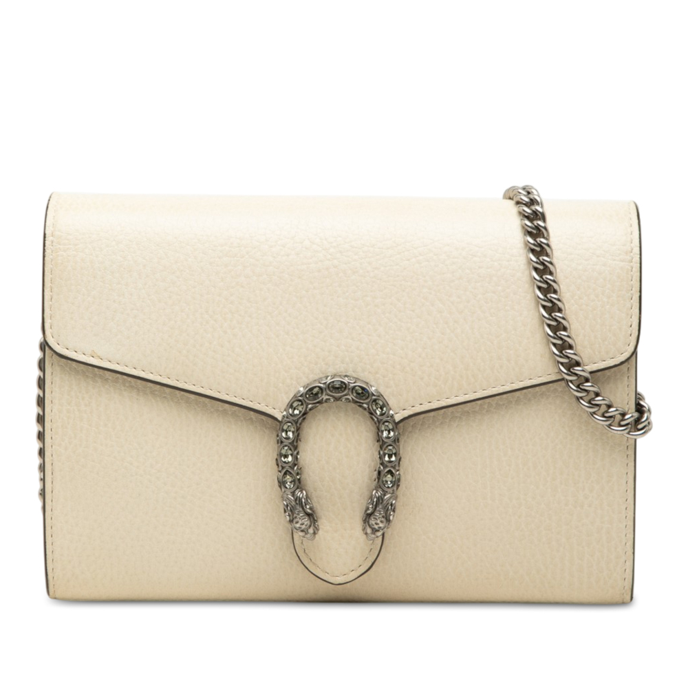 Pre-Loved Gucci Calfskin Dionysus Wallet on Chain